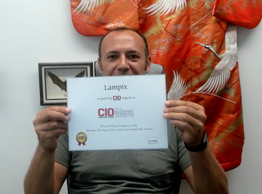 Lampix Recognized as Top Blockchain Technology Solution Providers